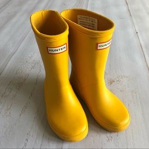 Toddler Yellow Hunter boots